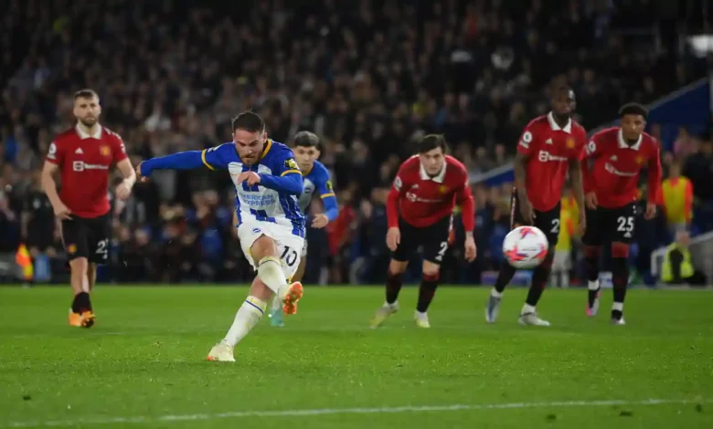 Brighton grabs a 99th minute win over Manchester United