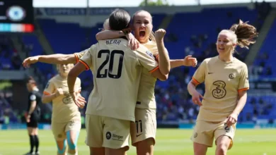 Chelsea women win fourth successive Women's Super League title after victory over Reading