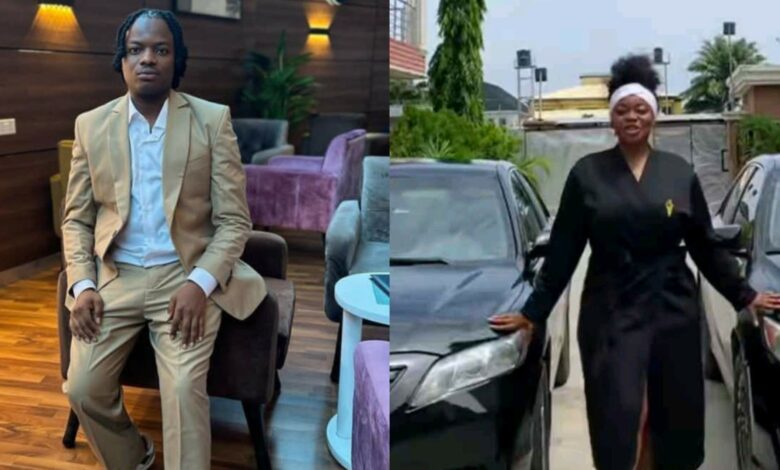 "Make we no hear say you collect the motor back" – MC Warri trolls Ashmusy after she bought 2 cars for her staff