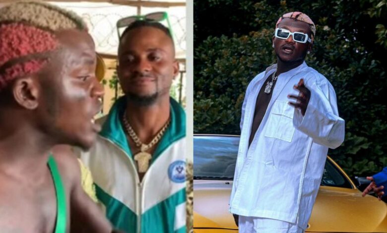 "Who value you no go use you play" – Portable says as he bumps into producer that refused to help him years back