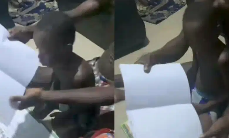 Reactions as father laments over difficult drawing assignment his child was given