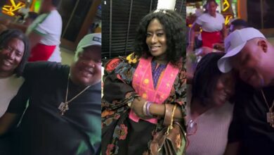 "Na only her dey make me cry for movies” – Cubana Chiefpriest excited as he meets Chinwe Owoh