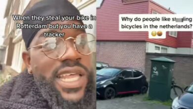 Netherlands-based Nigerian man blows hot after bicycle was stolen for second time (Video)
