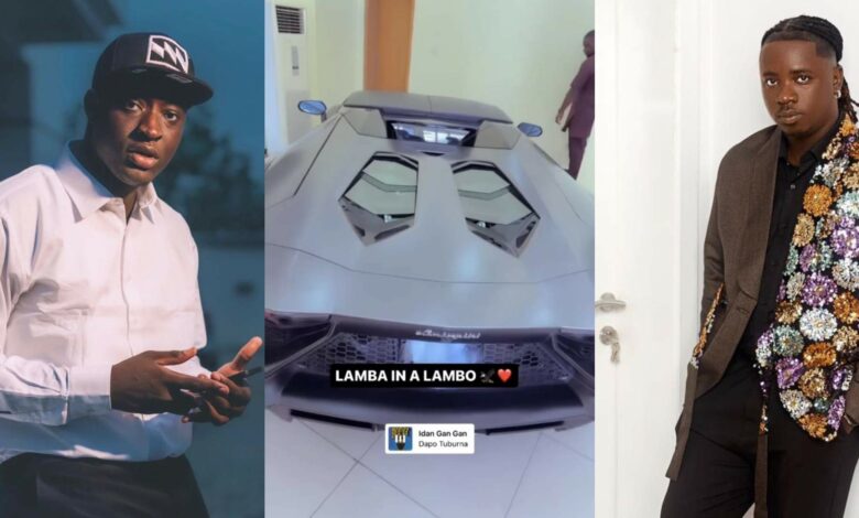"How many skits you get?!" – Carter Efe alleges that Lamba lied about buying Lamborghini (Video)