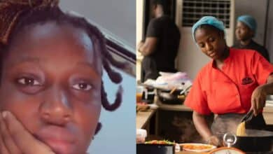 "Hilda stood for hours to cook and broke records, all you know is to press phone" – Mother berates daughter (Video)