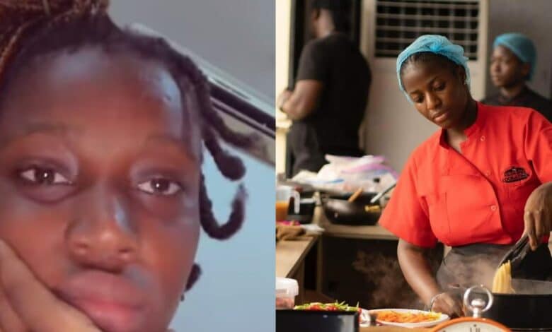 "Hilda stood for hours to cook and broke records, all you know is to press phone" – Mother berates daughter (Video)