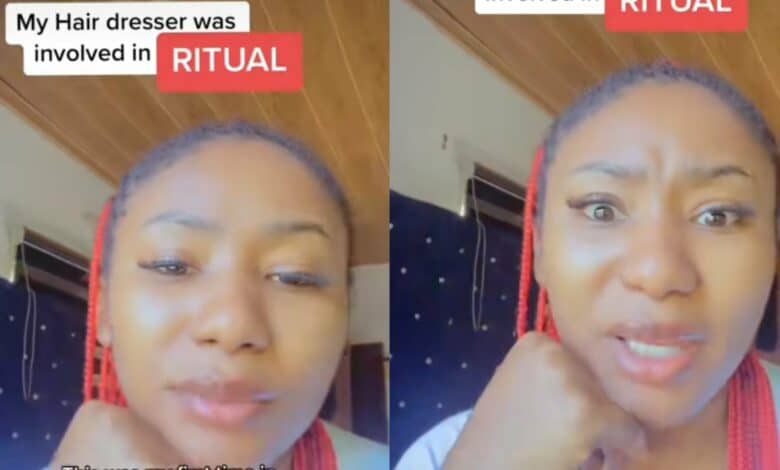 "How hairdresser confessed to selling customers' hair to ritualists" – Lady recounts (Video)