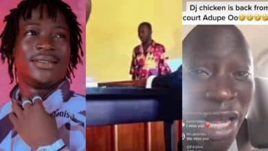 "I am just coming from court, they tried to lock me up" – DJ Chicken bursts into tears after ex-girlfriend dragged him to court (Video)
