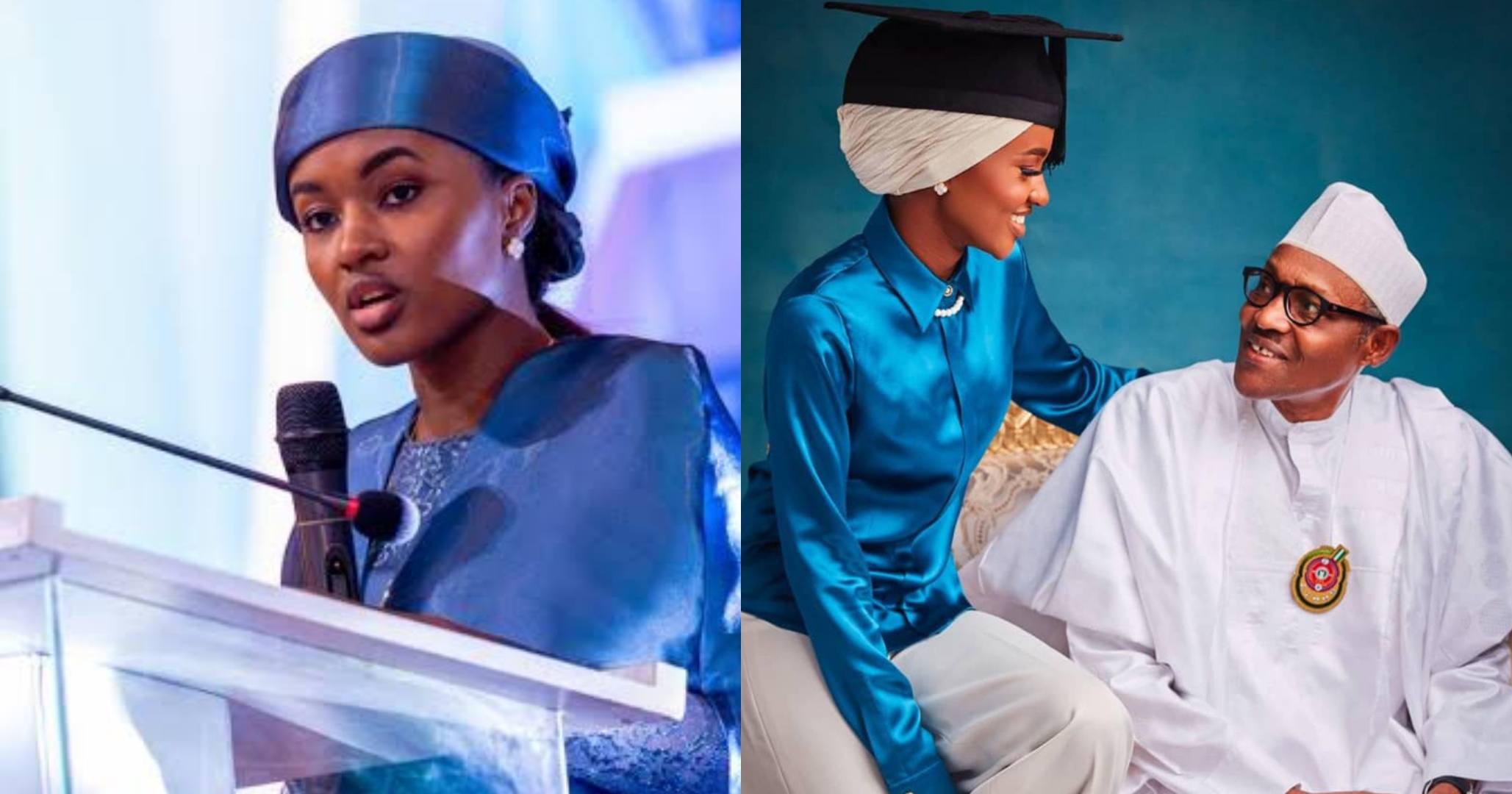 “My father is a silent achiever” – President Buhari’s daughter, Hanan declares