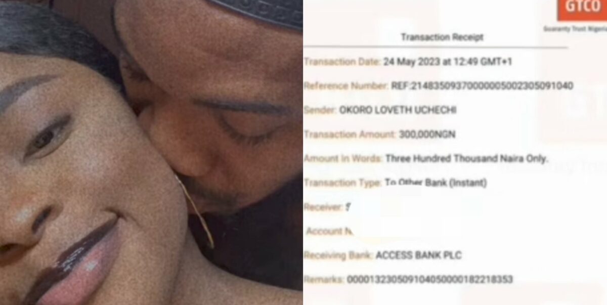 "Na better babe I get" – Man emotional as girlfriend gives him urgent N300K (Video)