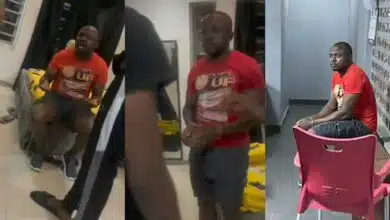 Drama as lady catches married man who sneaked into her home at night (Video)
