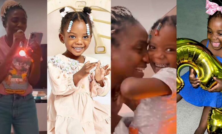 "You are everything to me" – Simi pens emotional note to daughter, Adejare, composes new song as she turns 3