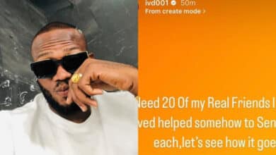 IVD makes special request to real friends, ask them to donate N500K