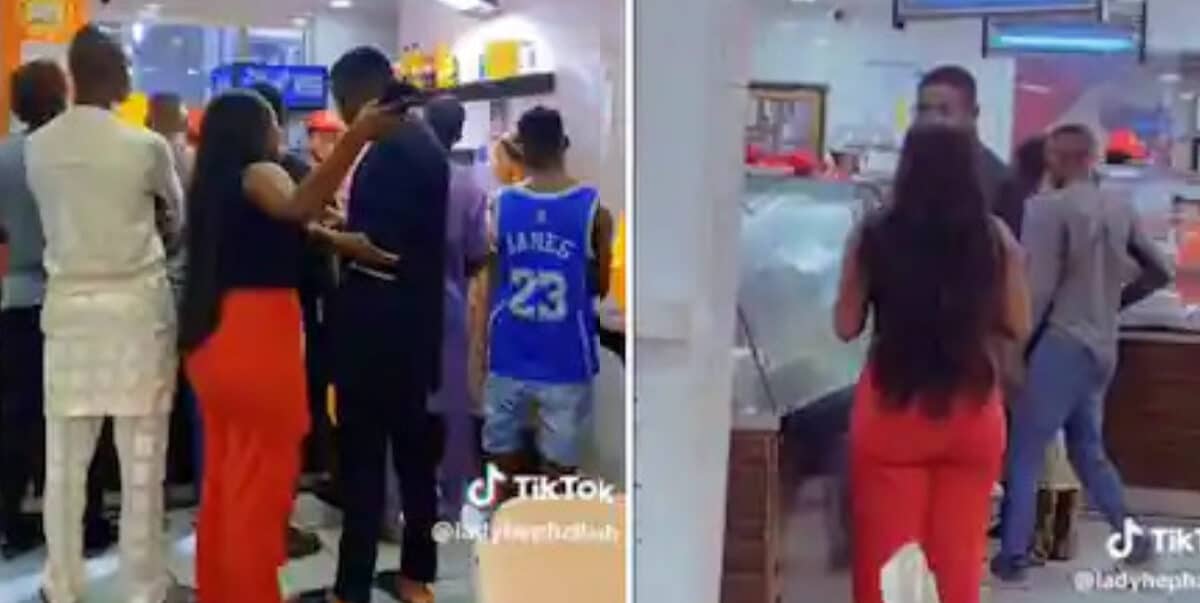 "I can cook and clean" - Nigerian lady proposes love to anonymous man in public restaurant
