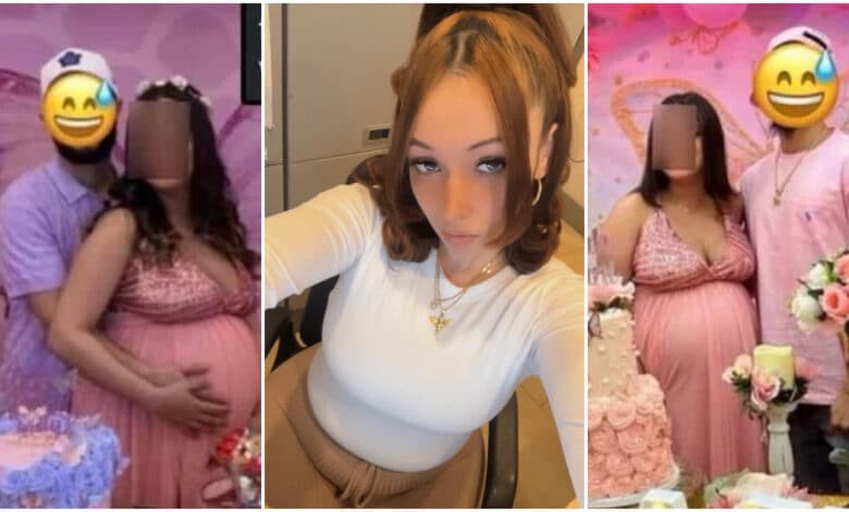 “She wants to embarrass my family” - Pregnant woman exposed for having two baby showers with two different men