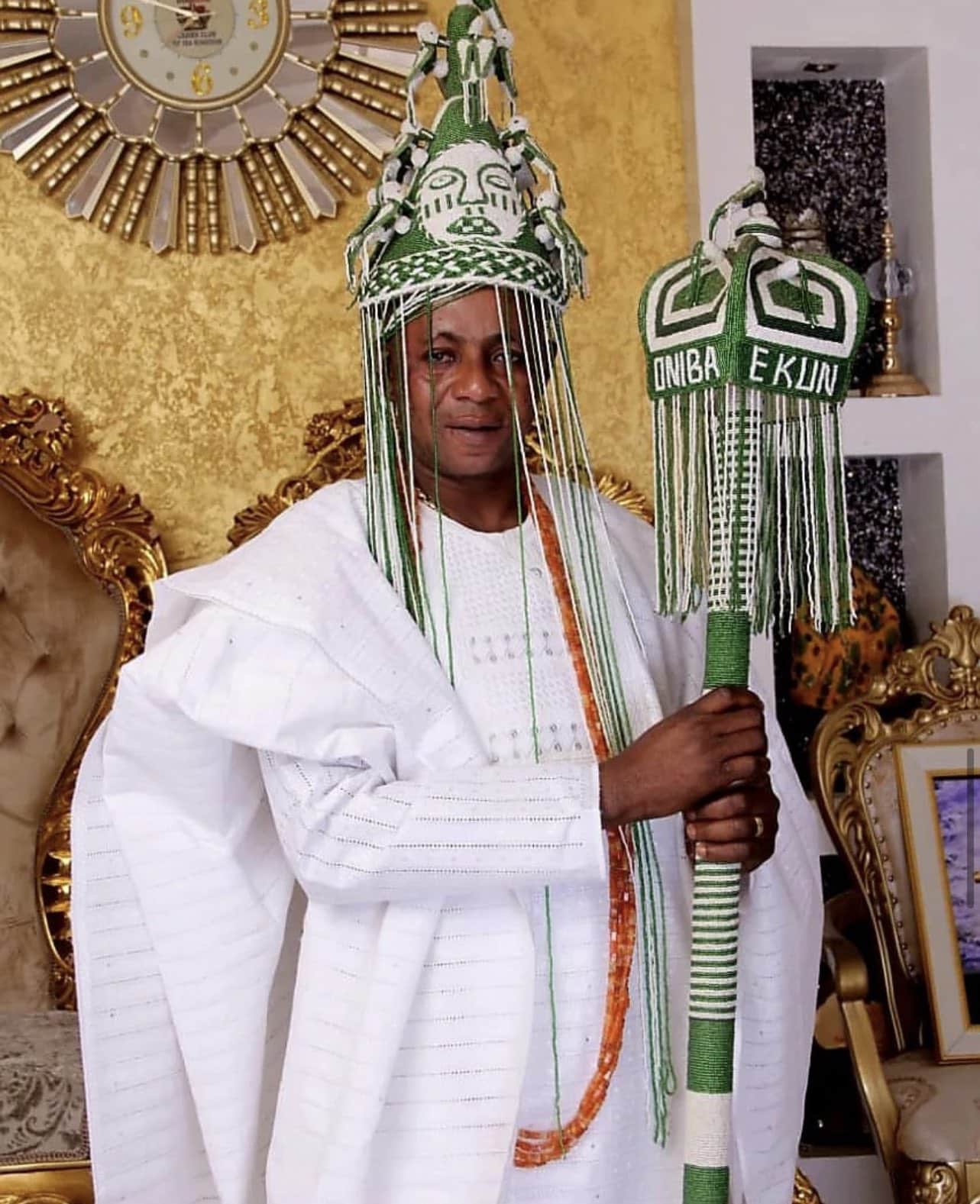 Oniba of Iba Ekun Lagos His Royal Majesty Oba Adesina Sulaimon Raji, popular know as Jafo Authority