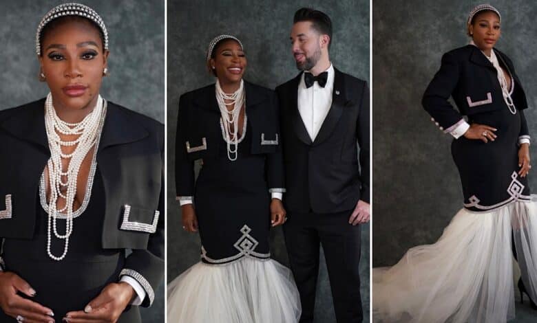 Serena Williams announces second pregnancy at Met Gala