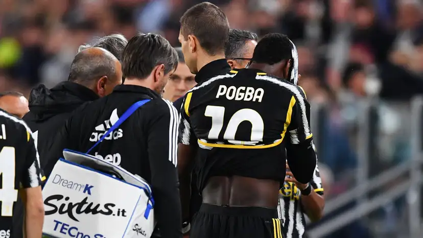 Paul Pogba suffers another injury in his first start in 390 days