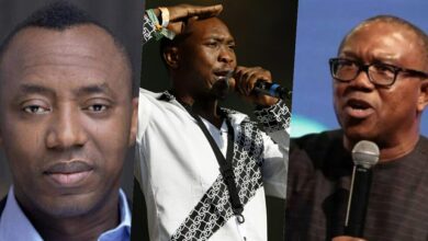 They want Seun Kuti 'executed' for not supporting Peter Obi - Sowore