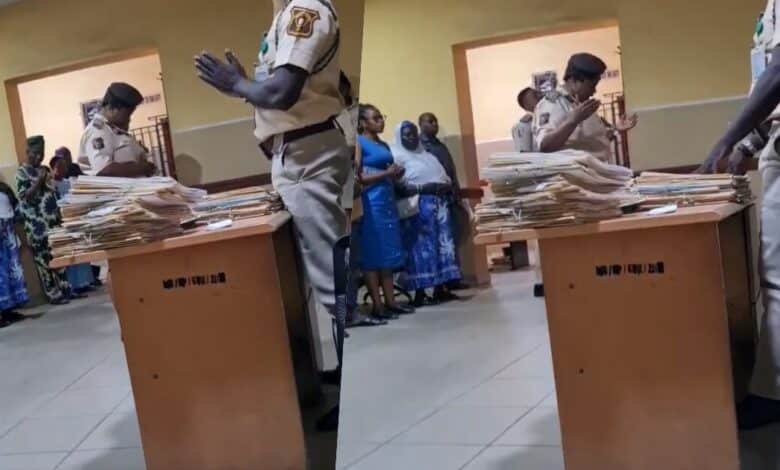 Man left confused after Nigerian immigration officials forced them to engage in long prayer session