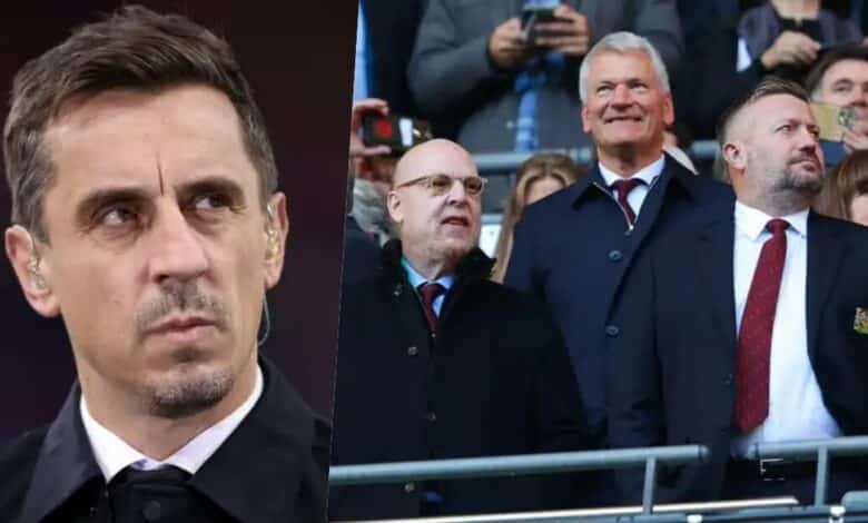 Gary Neville blasts Glazer family for 'unprofessionally' dragging sale of Manchester United