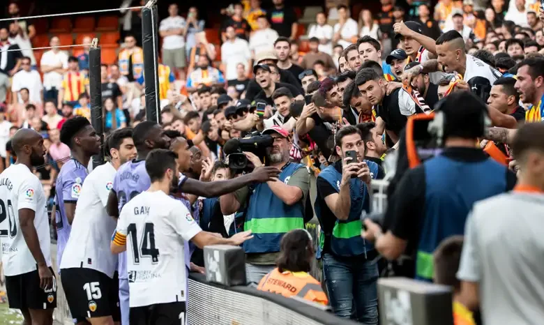 Valencia fined €45k and handed a partial stadium closure for racism against Vinicius