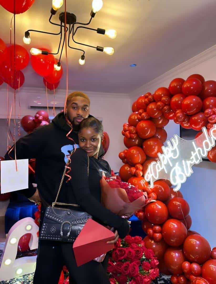 Sheggz romantically celebrates Bella's birthday (Video)