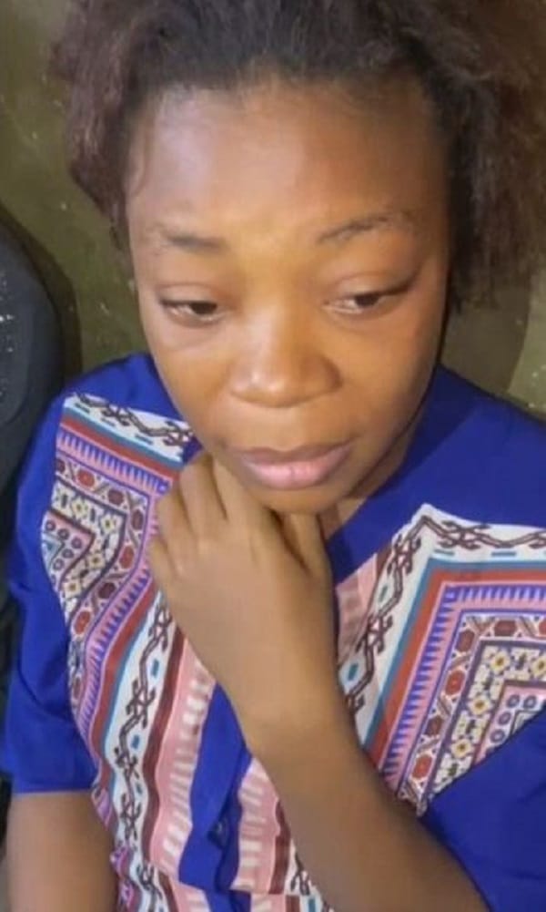 Anambra couple arrested for brutalizing 9-yr-old house help with pestle, knife (Video)