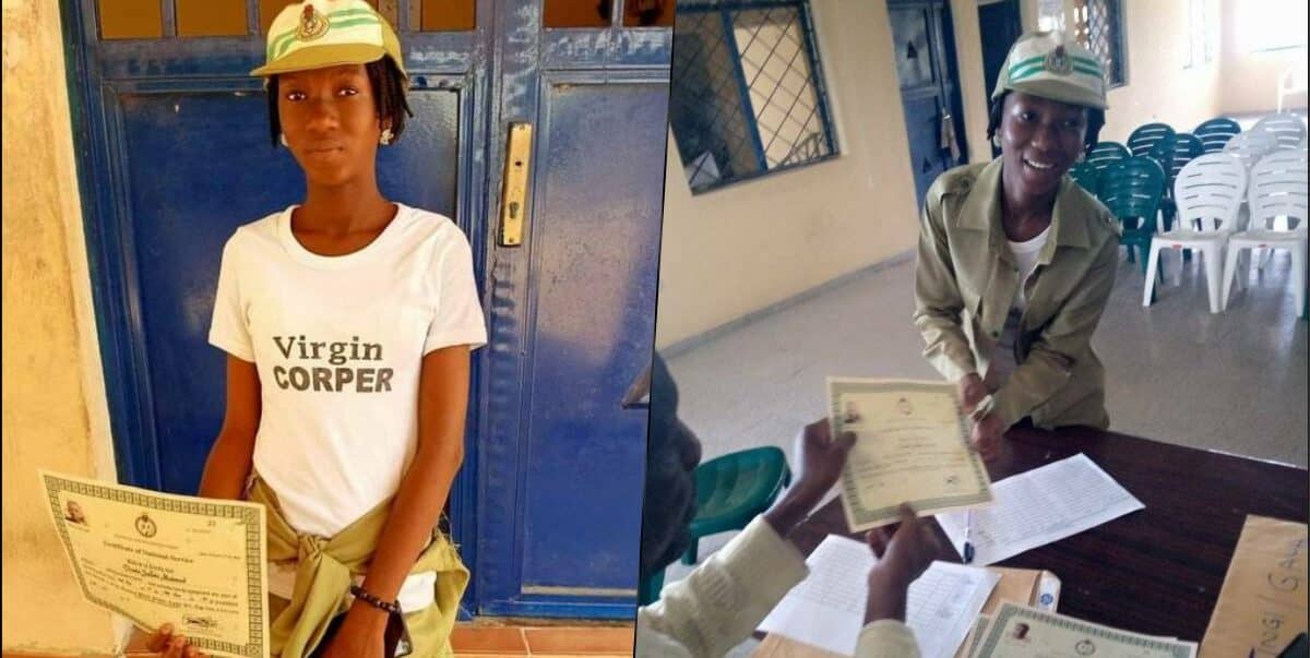 "I came, I saw and I'm coming back home intact" — 20-yr-old virgin corper celebrates