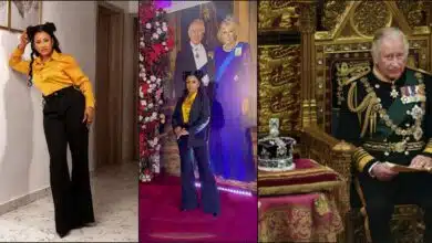 "Over sabi Nigerians" — Reactions as Phyna turns up for coronation of King Charles lll of England in Lagos