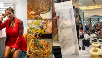 Hilda Baci takes friends out for thanksgiving lunch, clears N1.2M bill (Video)
