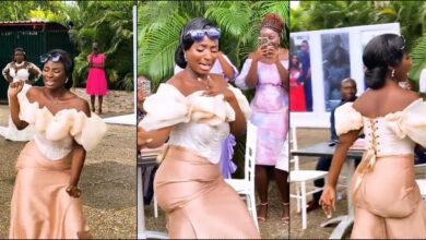 "So beautiful but hip pad did her bad" — Bride's sister causes stir with dance moves (Video)