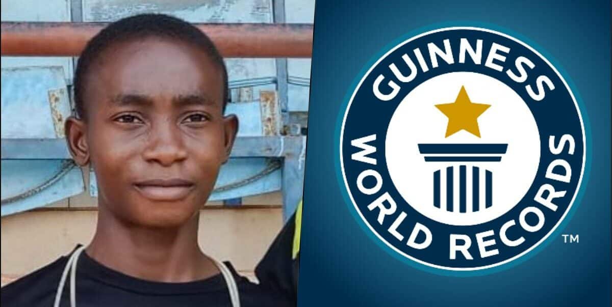 17-yr-old Nigerian student breaks Guinness World Record for most skips on one foot