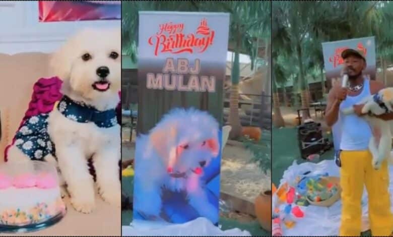 Nigerian man to throws birthday party for pet dog (Video)