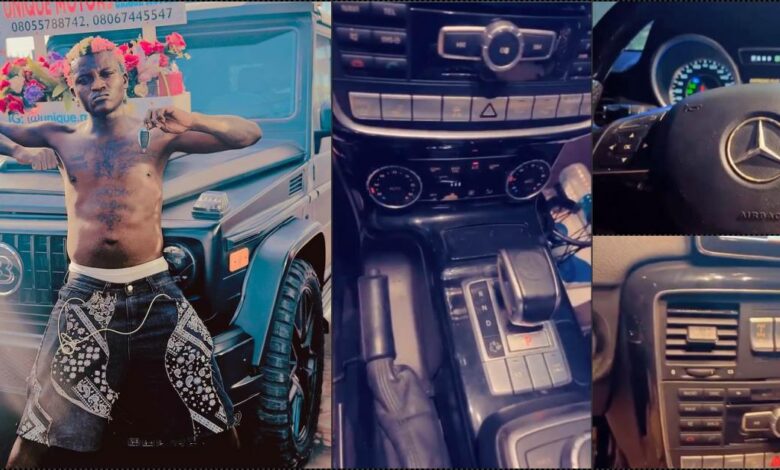 "Dem don rip you" — Speculations as Portable shows of interior of his G-Wagon (Video)
