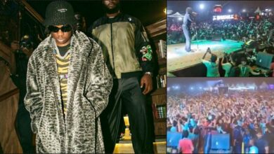 Reactions as Rema unleashes 'ogba' dance moves in India (Video)