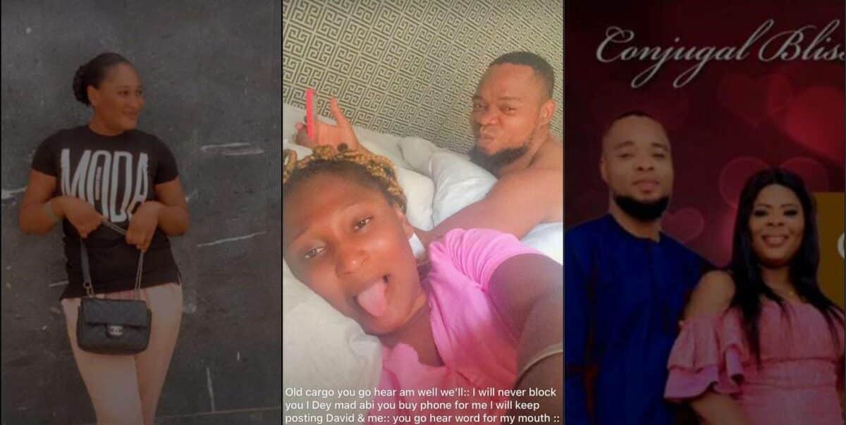 "I still love him deeply, old woman" — Ex-girlfriend drags ex-boyfriend's wife, shares recent loved-up videos together