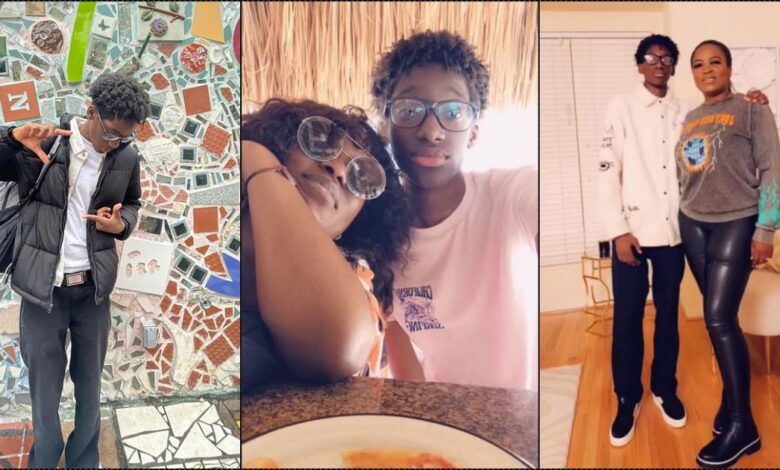 2Face baby mama, Pero Adeniyi marks their son's 15th birthday with outpour of love