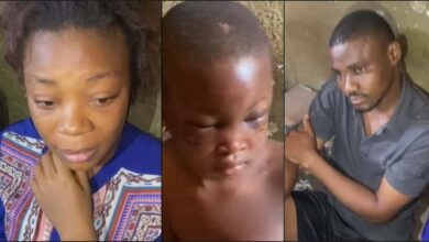 Anambra couple arrested for brutalizing 9-yr-old house help with pestle, knife (Video)