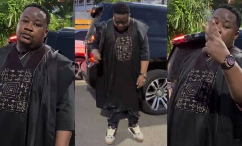 Fans react as Cubana Chief Priest flaunts N1.5M agbada and N1M designer shoes (Video)