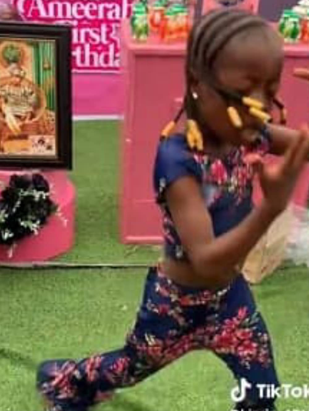 How a little girl steals the show at a birthday party with her impressive dance moves (video)