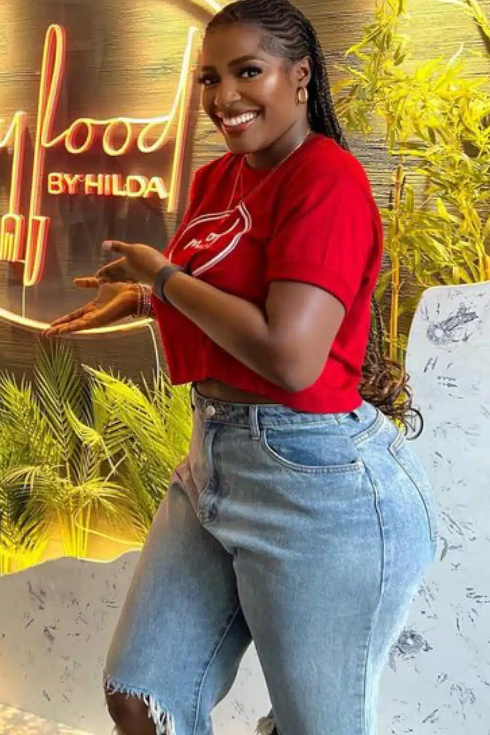 Moment Hilda Baci arrives at her restaurant in style days after