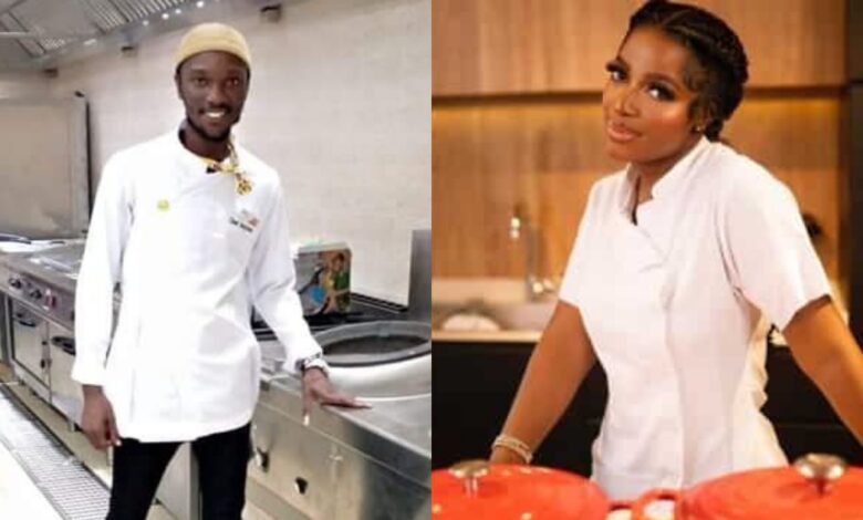 Liberian chef and Hilda baci