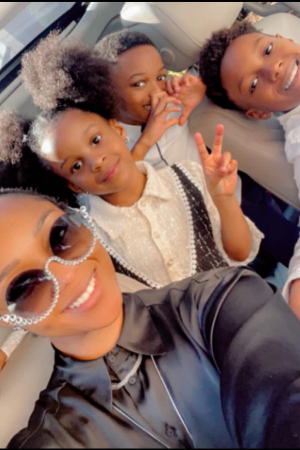 "Despite being a single mom" - Anita Okoye's resilience shines as she nurtures her children post-divorce (photos)