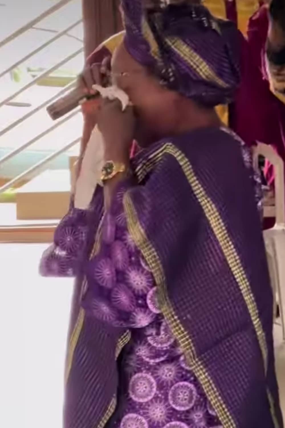 "Joy amidst tears" - Odunlade Adekola's mother celebrates 70th birthday with emotional speech (Video)