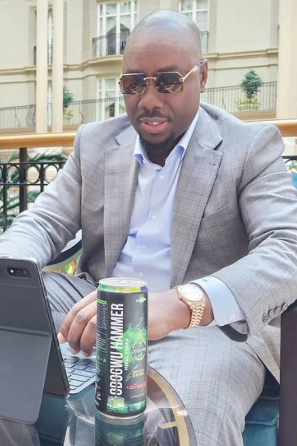 Obi Cubana signs Charles Okocha & Odumodublvck as the brand ambassadors of Odogwu Hammer drink