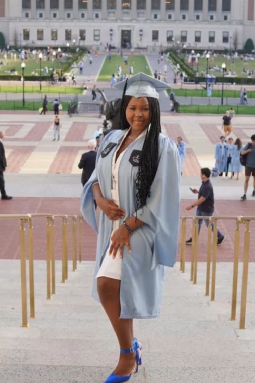 Congratulations pour in as TB Joshua’s daughter bags Master’s Degree in the US