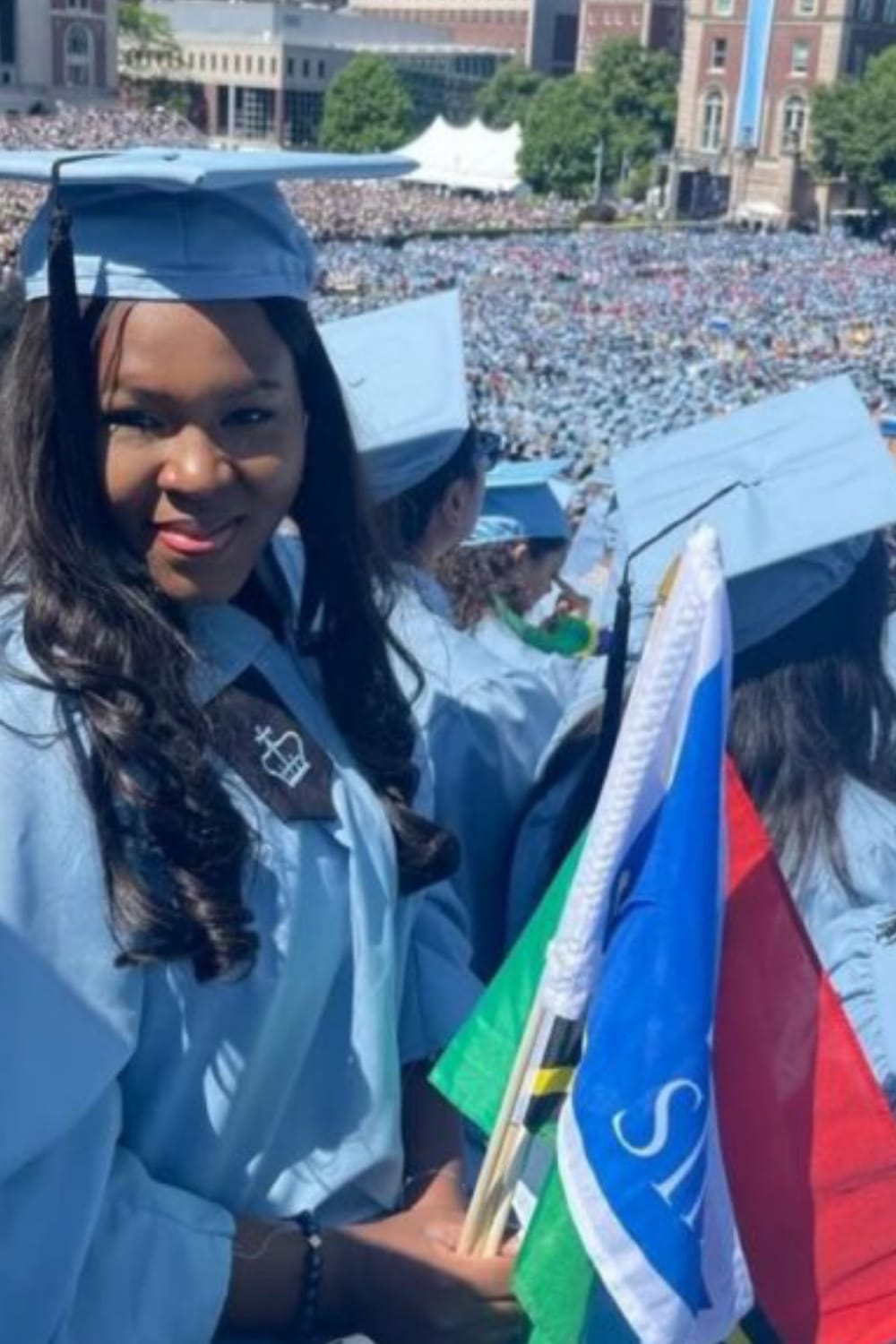 Congratulations pour in as TB Joshua’s daughter bags Master’s Degree in the US