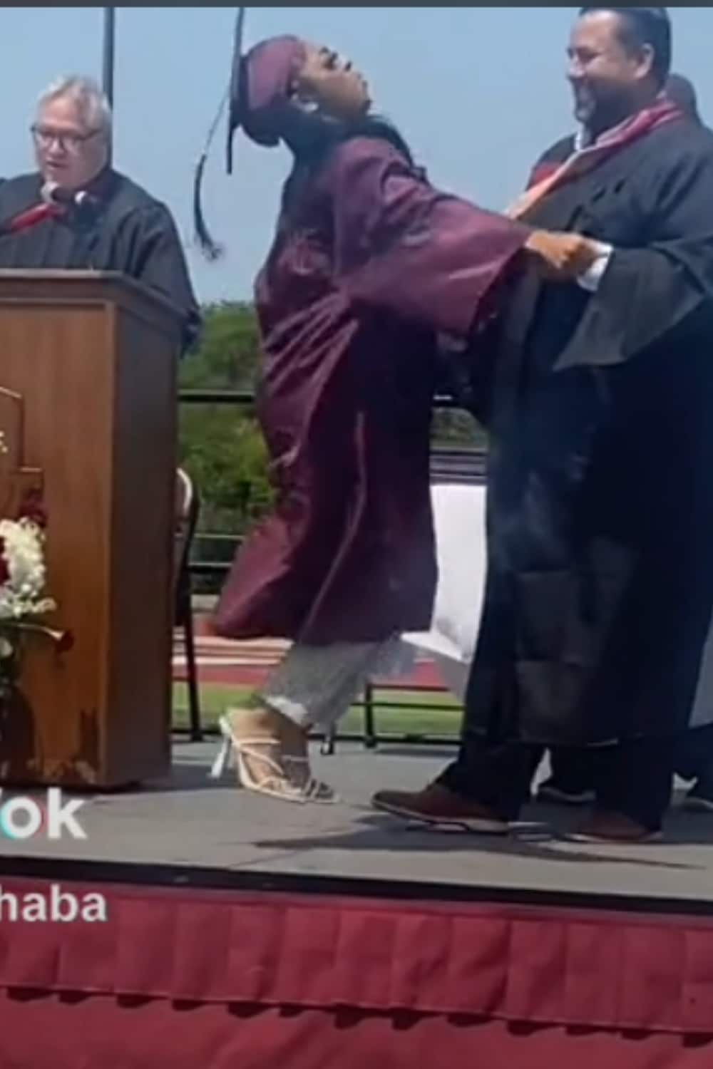 "Uncontainable Joy" - Moment excited lady breaks into dance upon receiving degree (Video)