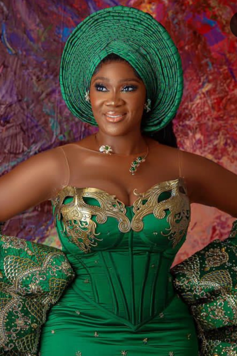 "Heartbreaking farewell" - Mercy Johnson pens emotional note as she mourns the loss of her father